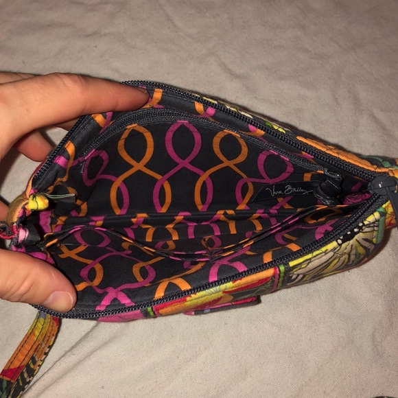 Vera Bradley Jazzy Blooms Push Lock Wristlet - Picture 5 of 5